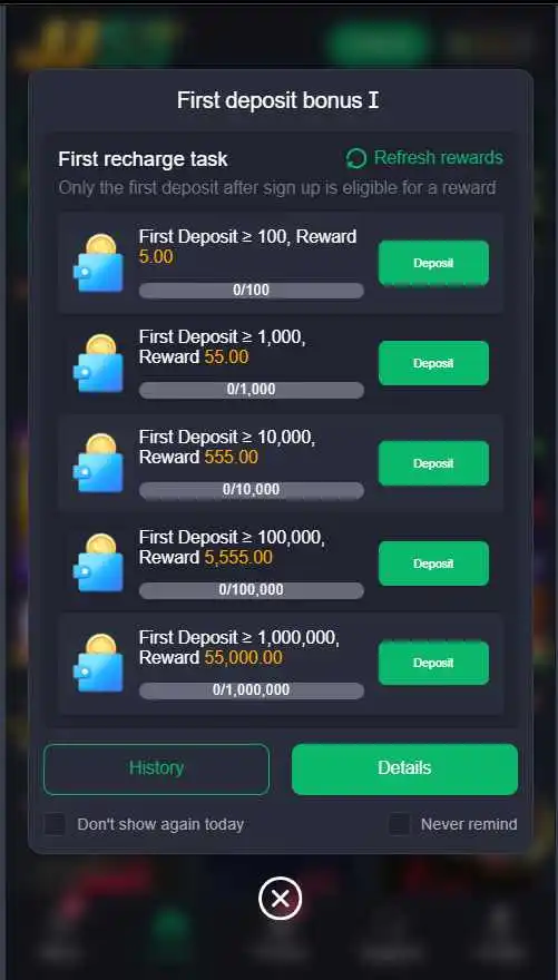 JJ55 Deposit